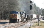 CSX 5366 and 3 power through the Union City signals